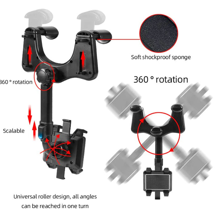 360° Rotatable Smart Phone Car Holder - Grow Nature