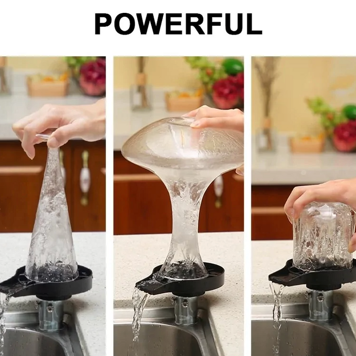 Glass Rinser for Kitchen Sink Automatic Cup Washer - Grow Nature