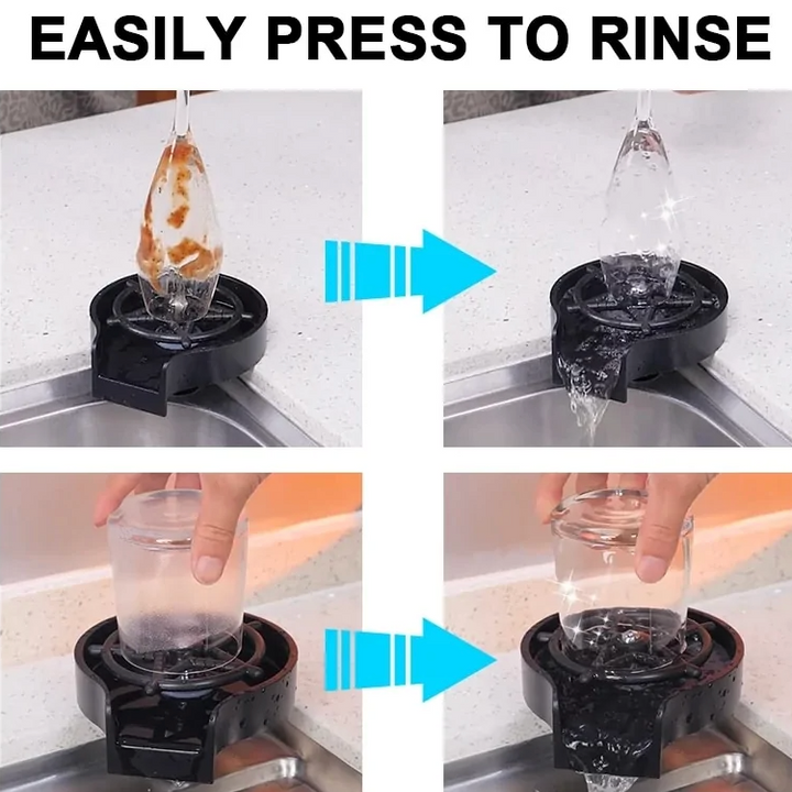 Glass Rinser for Kitchen Sink Automatic Cup Washer - Grow Nature