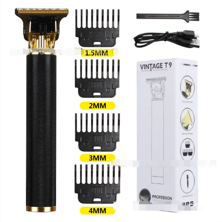USB Vintage Electric Hair Trimmer Professional - Grow Nature